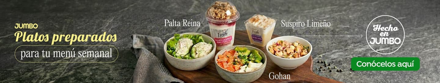 Especial - Conoce nuestros platos preparados para tu menú semanal (solo RM) - 04-05-lunes al 31-05-domingo