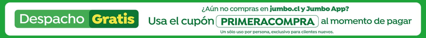 Exclusivas - cupón primera compra, un solo uso por cliente, solo clientes nuevos. excluye salas: J410 | J843 | J513 | J519 - 12-05-2026 al 30-06-2026
