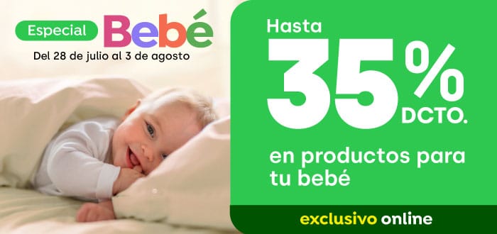 Exclusivas - Especial Exclusivo - Especial Bebé hasta 35% dcto - 28-07-yyyy al 03-08-yyyy