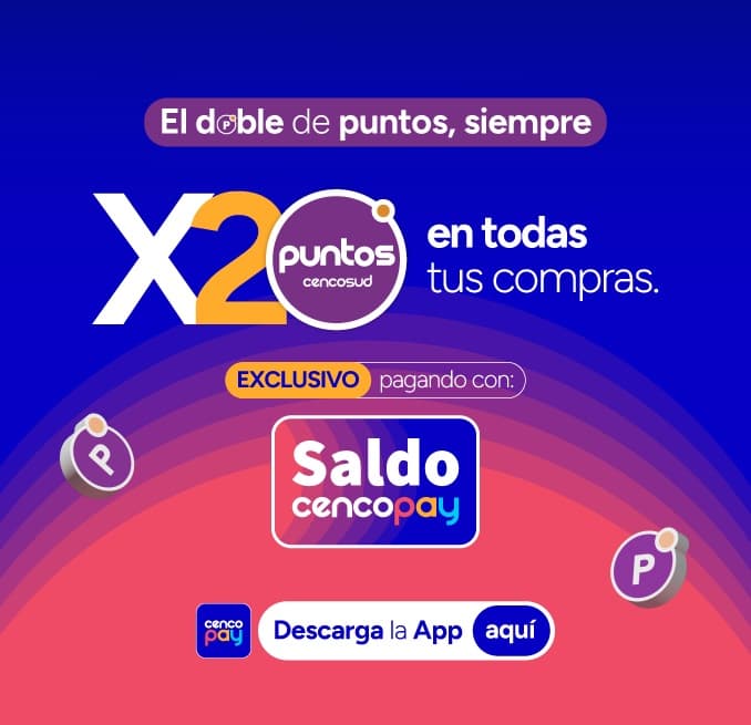 CencoPay - Banner de Doble Acumulación - 20-02-2026 al 28-02-2026
