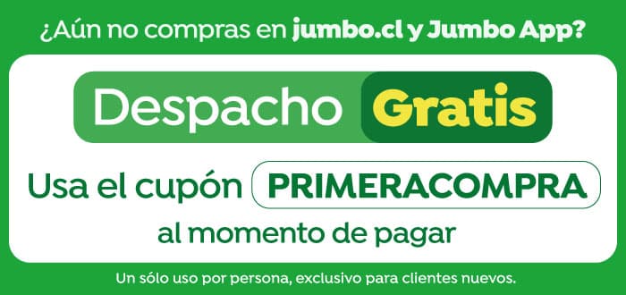 Exclusivas - cupón primera compra, un solo uso por cliente, solo clientes nuevos. excluye salas: J410 | J843 | J513 | J519 - 12-05-2026 al 30-06-2026