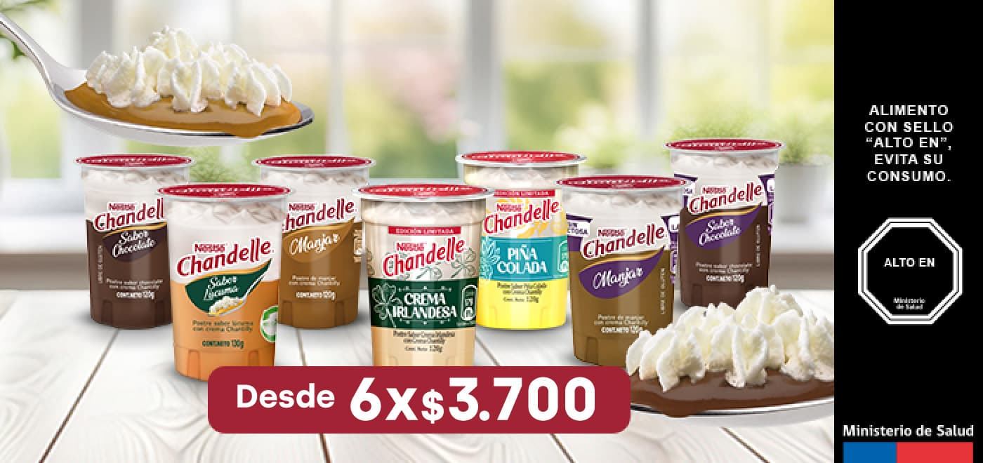 Huincha home proveedor - NESTLÉ - CHANDELLE - 04-08-2026 al 10-08-2026