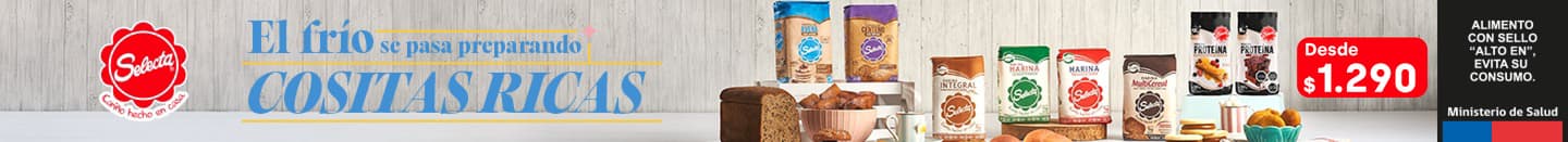 Huincha home proveedor - CAROZZI - HARINA SELECTA VARIEDADES DESDE $1.290 - 18-08-2026 al 24-08-2026