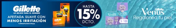 p & g gillette hasta 15%