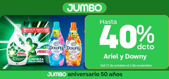p & g ariel y downy
