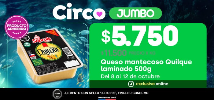 Ciclos - laminado 500g $5.990 / PPUM $11.980 x kg - 06-10-yyyy al 12-10-yyyy
