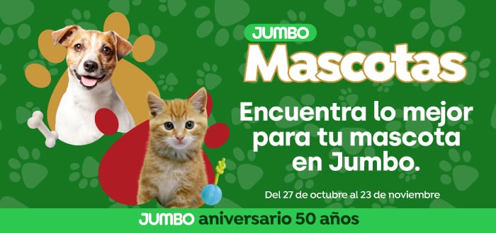 Especial - Todas las ofertas del especial Mascotas "encuentra lo mejor para tu mascota en Jumbo" - 27-10-2026 al 23-11-2026