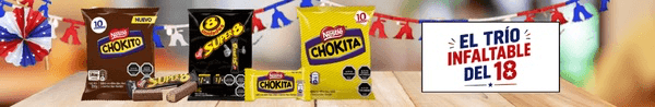 Huincha home proveedor - NESTLE - SUPER 8, CHOKITA Y CHOKITO TRIO 18CHERO - 08-09-2026 al 14-09-2026